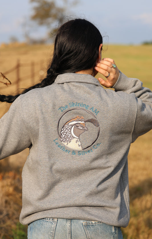 Shining AM Embroidered Quarter Zip