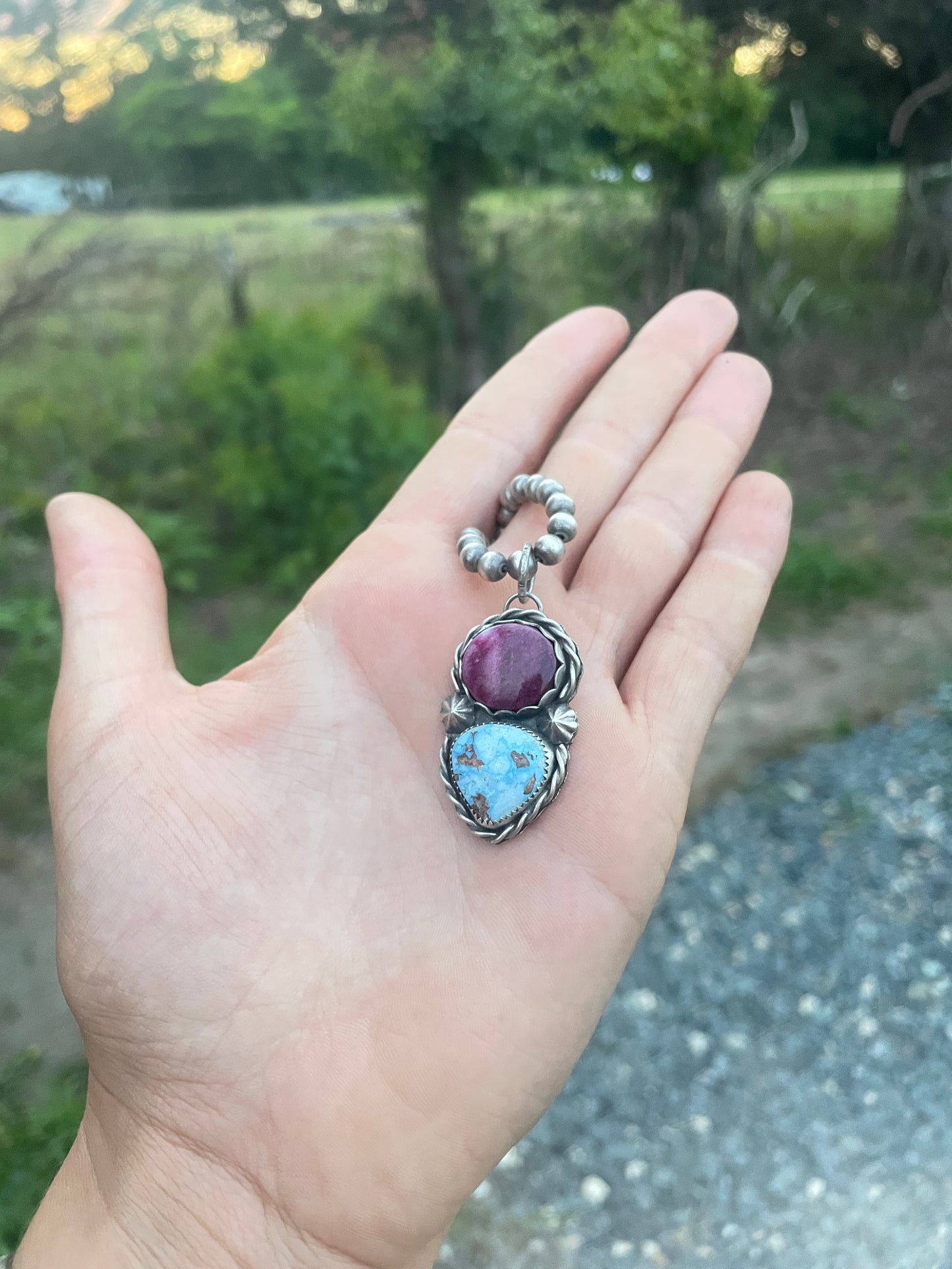 Soft Burple Pendant
